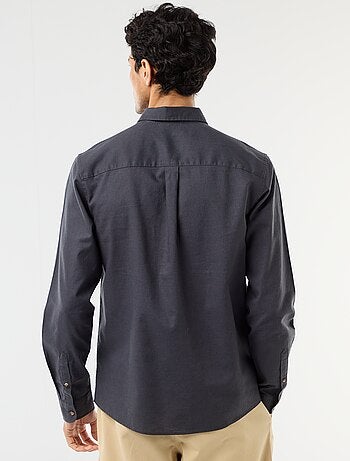 Chemise en lin mélangé