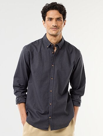 Chemise en lin mélangé