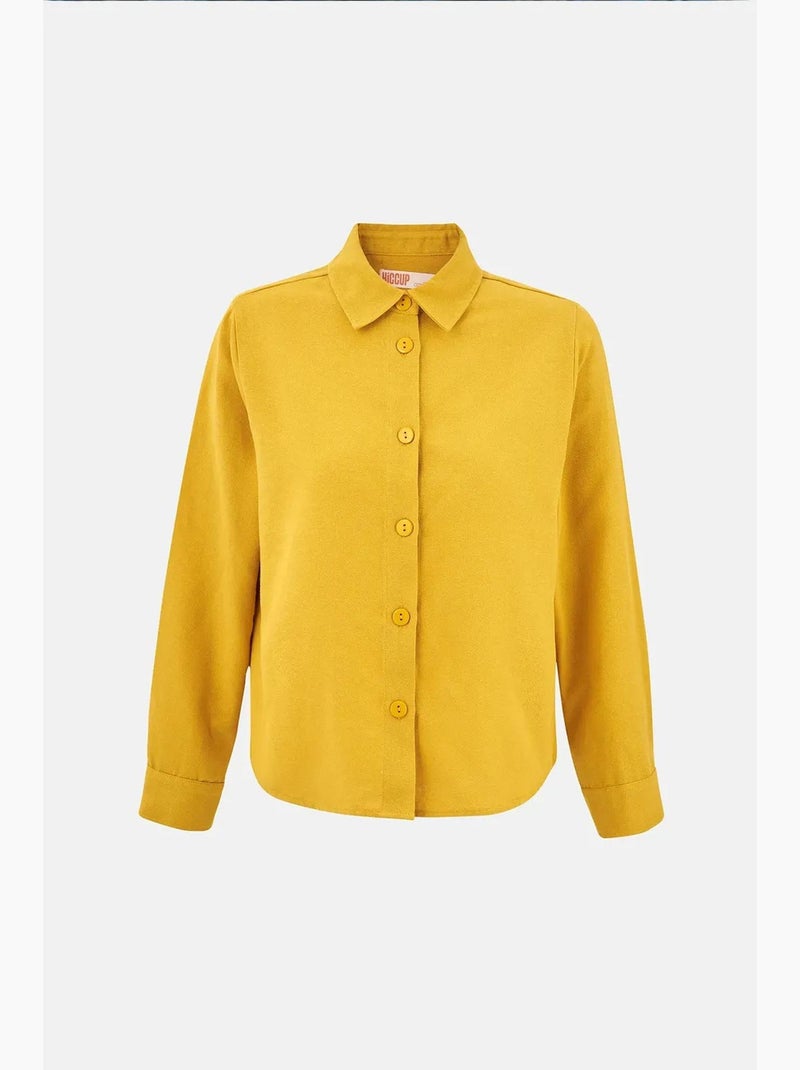 Chemise en lin mélangé hiccup Ambre - Kiabi