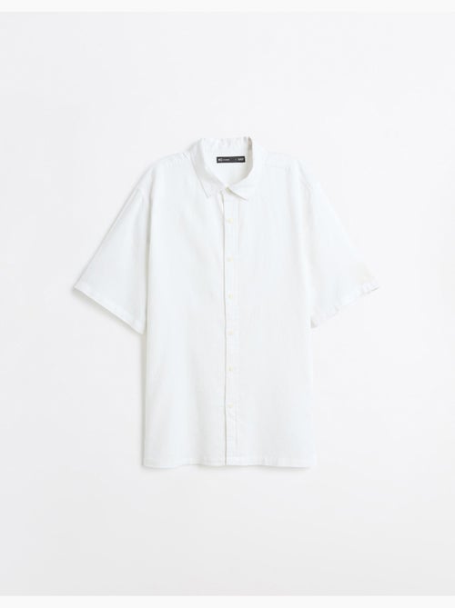 Chemise en lin mélangé, MO Fashion - Kiabi Chemise en lin mélangé, MO Fashion - Kiabi