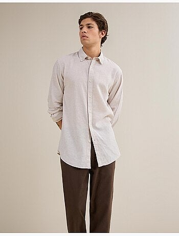 Chemise en lin mélangé, MO Fashion
