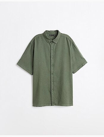 Chemise en lin mélangé, MO Fashion