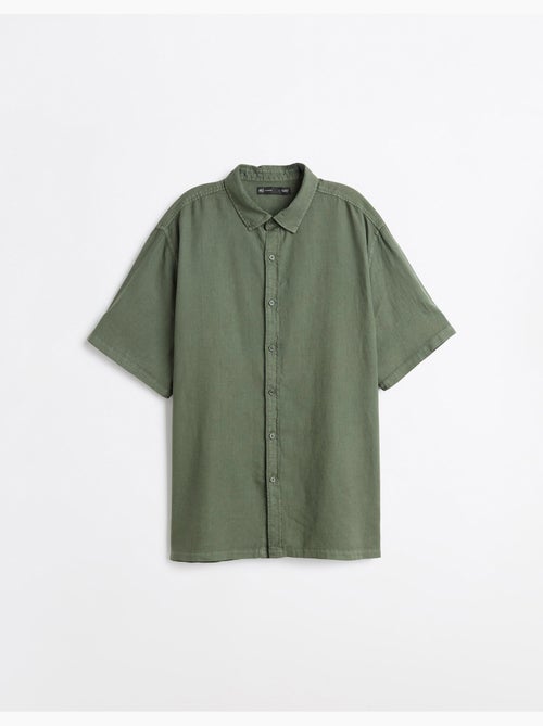 Chemise en lin mélangé, MO Fashion - Kiabi Chemise en lin mélangé, MO Fashion - Kiabi