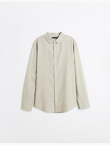 Chemise en lin mélangé, MO Fashion