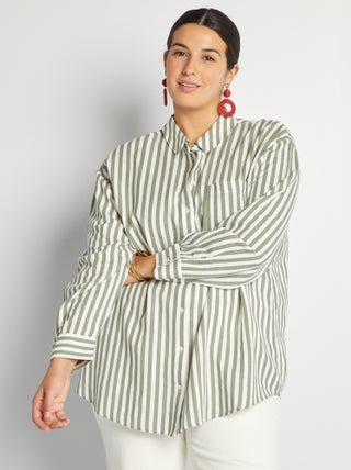 Chemise en lin mélangé