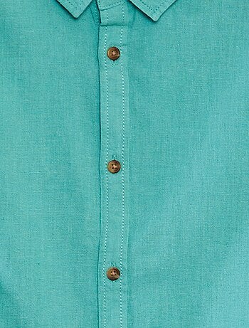 Chemise en lin mélangé