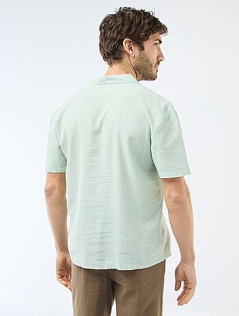 Chemise en lin mélangé