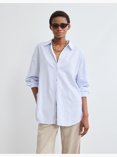 Chemise en lin, MO Fashion - Kiabi