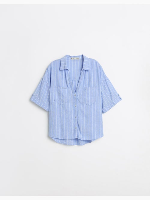 Chemise en lin, MO Fashion - Kiabi