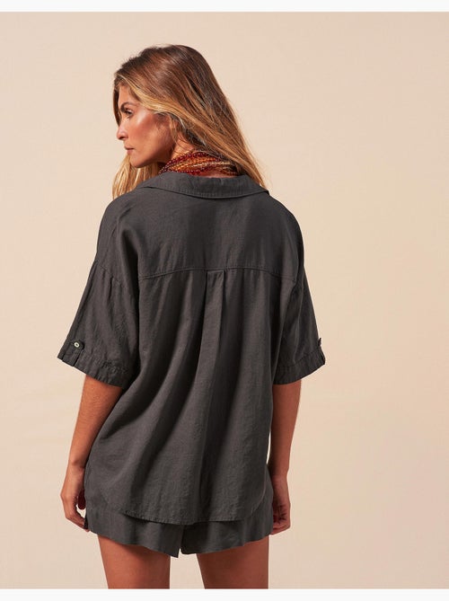 Chemise en lin, mo fashion - Kiabi