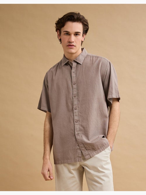 Chemise en lin, MO Fashion - Kiabi