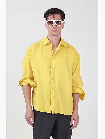 Chemise en lin oversize pour homme giesto
