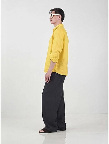 Chemise en lin oversize pour homme giesto