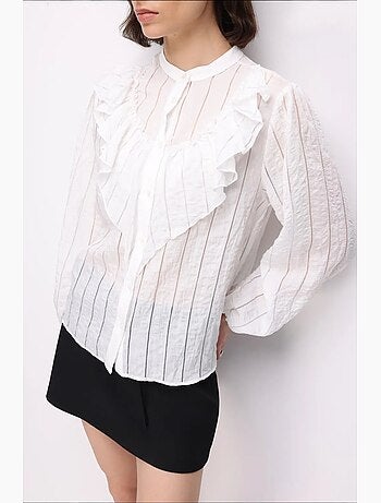 Chemise en mélange de coton mixray