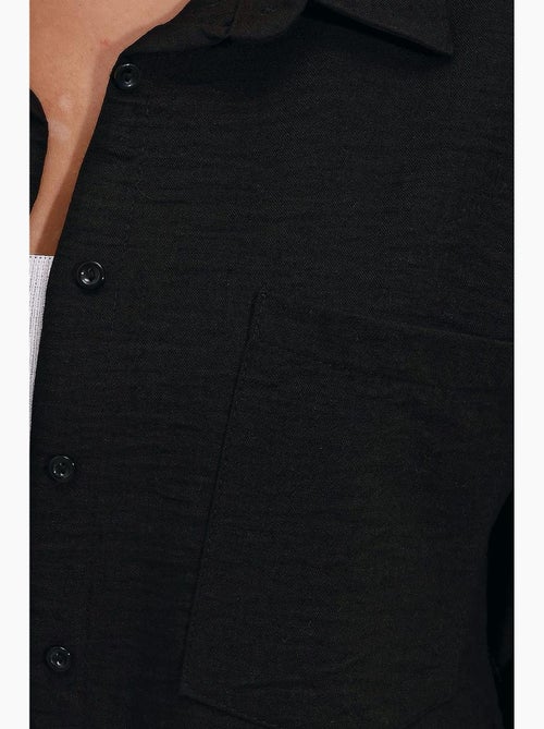 Chemise en mélange de lin avec fermeture à boutons bdart - Kiabi