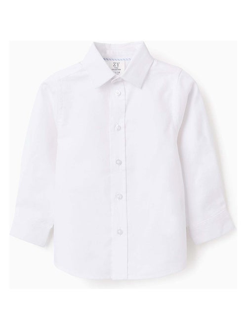 Chemise en Oxford de Coton - Kiabi