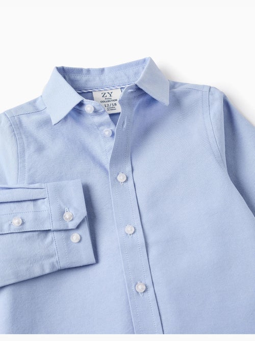 Chemise en Oxford de Coton - Kiabi