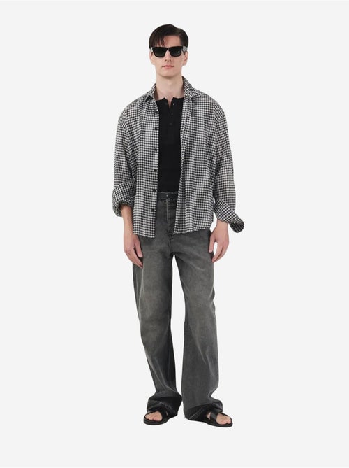 Chemise en popeline à carreaux pour homme giesto - Kiabi Chemise en popeline à carreaux pour homme giesto - Kiabi