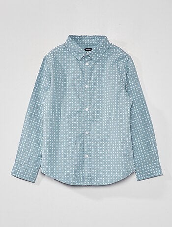 Chemise en popeline - Kiabi