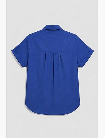 Chemise en popeline coupe slim avec poche mixray
