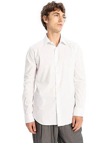 Chemise en popeline de coton pour homme giesto