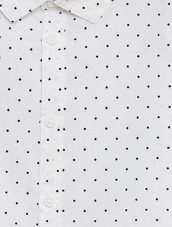 Chemise en popeline imprimée