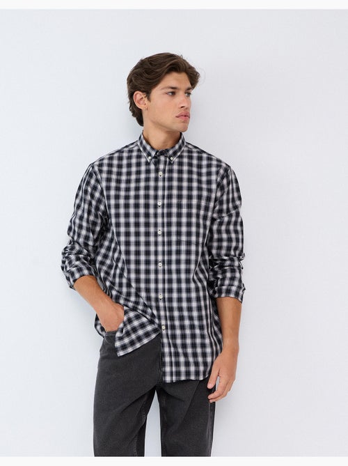 Chemise en poplin, mo fashion - Kiabi Chemise en poplin, mo fashion - Kiabi