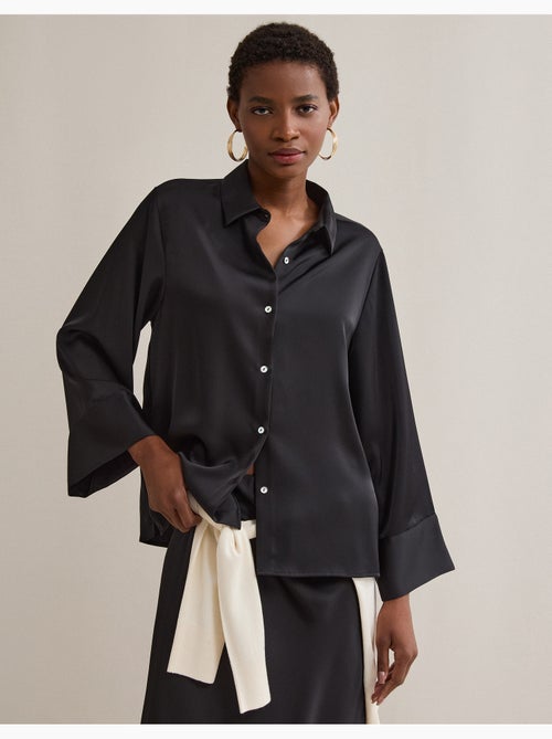 Chemise en satin, MO Fashion - Kiabi