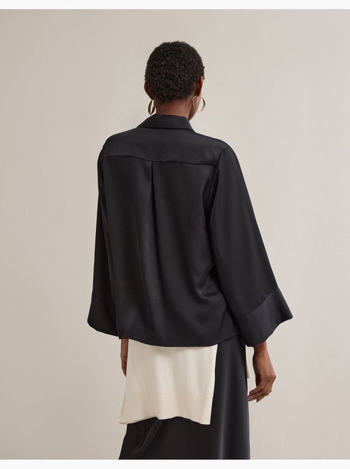 Chemise en satin, MO Fashion - Kiabi