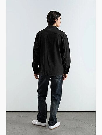 Chemise en suédine à manches longues pour homme giesto