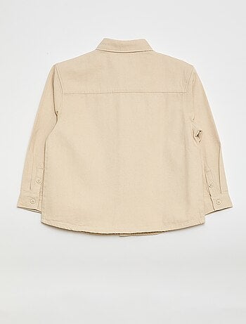 Chemise en twill avec 2 poches plaquées sur la poitrine