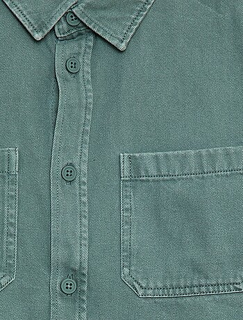 Chemise en twill avec 2 poches plaquées sur la poitrine