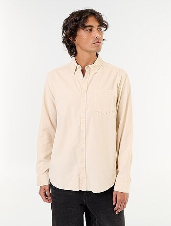 Chemise en velours côtelé