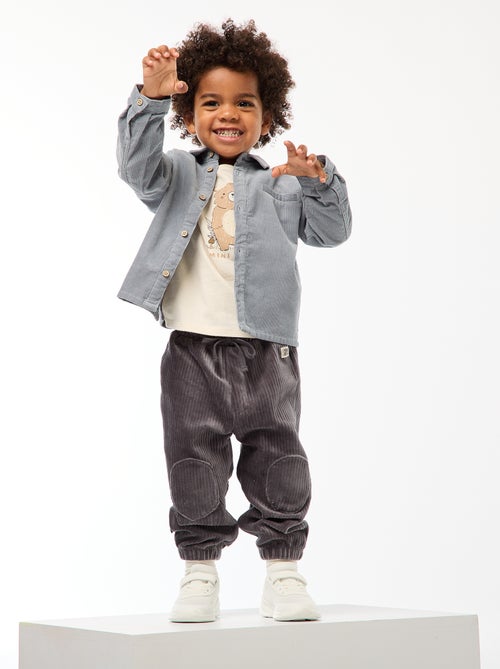 Chemise en velours côtelé - Kiabi