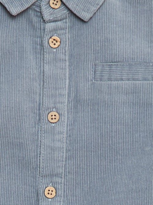 Chemise en velours côtelé - Kiabi