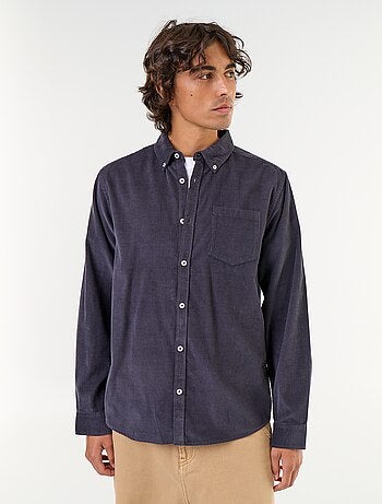 Chemise en velours côtelé