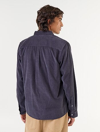 Chemise en velours côtelé