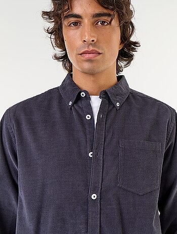 Chemise en velours côtelé