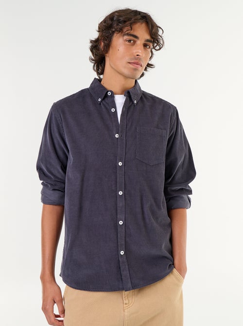 Chemise en velours côtelé - Kiabi Chemise en velours côtelé - Kiabi