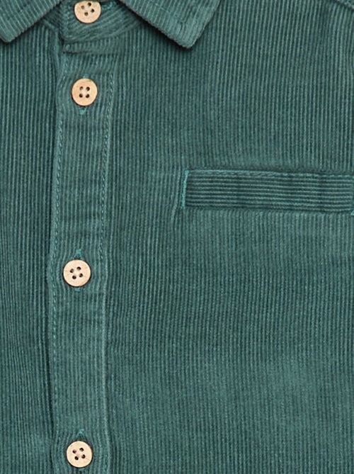 Chemise en velours côtelé - Kiabi