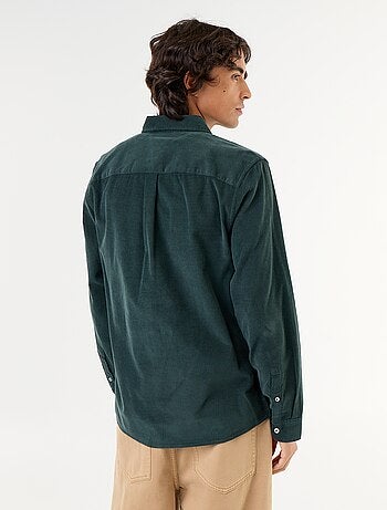 Chemise en velours côtelé