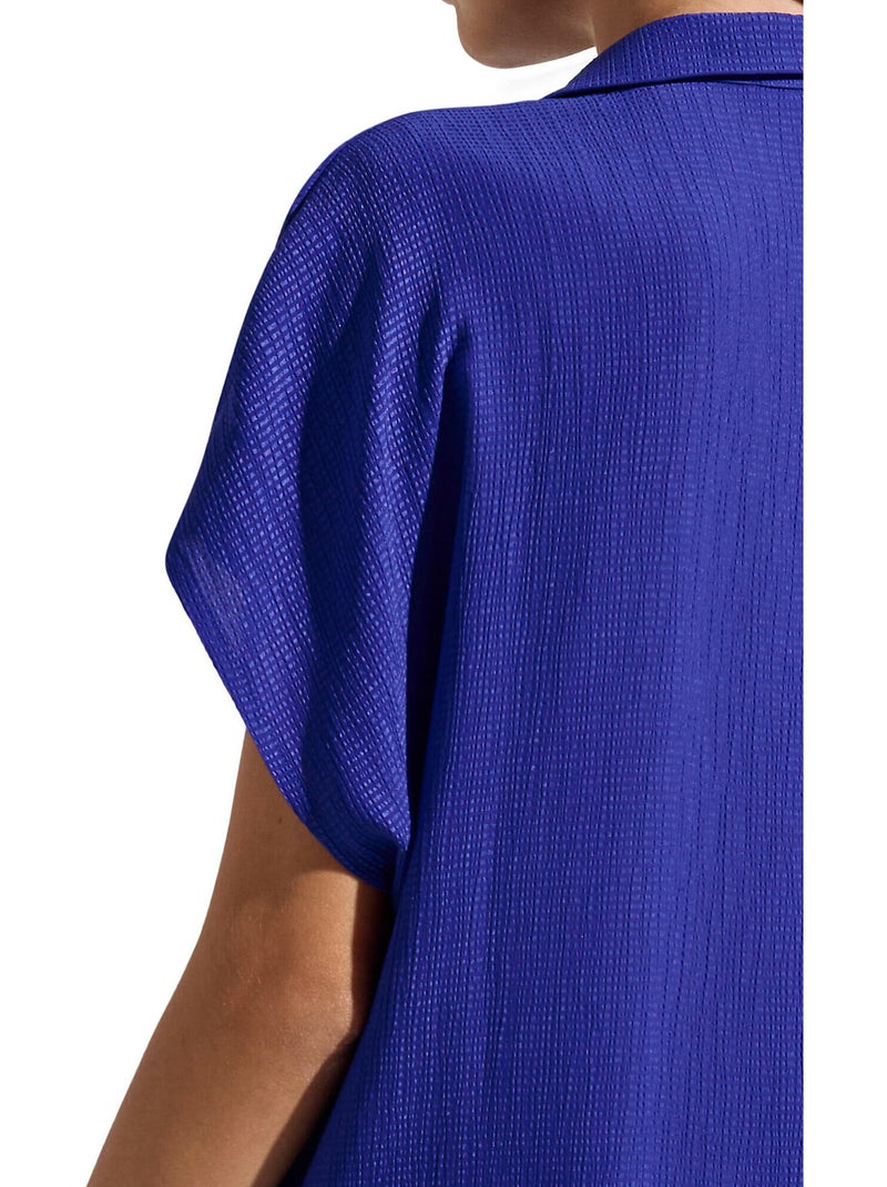 Chemise estivale manches courtes japan Bleu - Kiabi