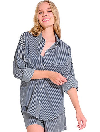 Chemise estivale manches longues lascari