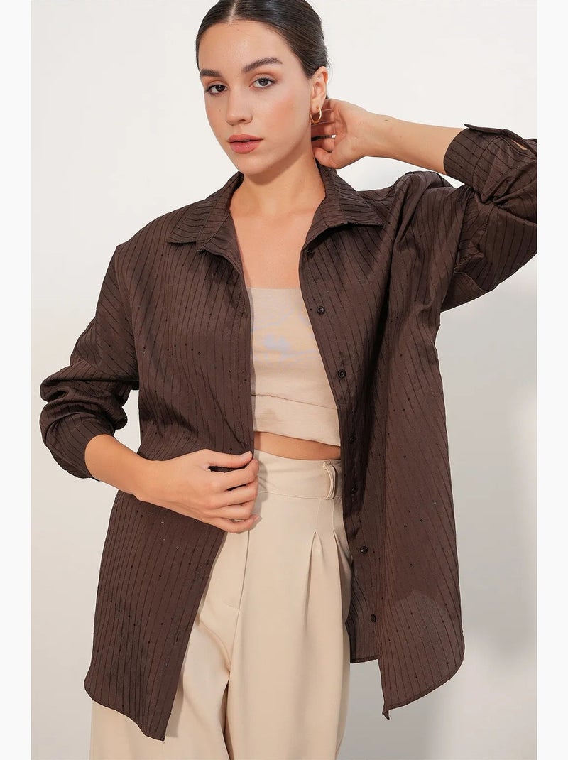 Chemise femme bdart Marron chocolat - Kiabi
