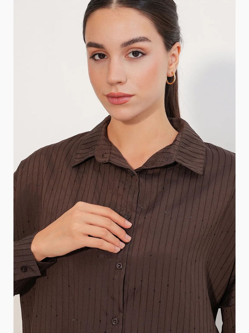 Chemise femme bdart Marron chocolat - Kiabi