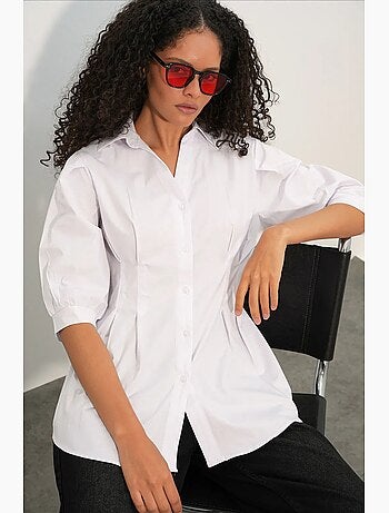 Chemise femme en mélange de coton bdart