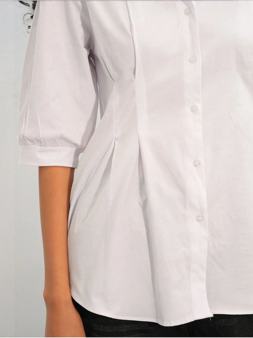 Chemise femme en mélange de coton bdart - Kiabi