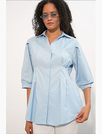 Chemise femme en mélange de coton bdart