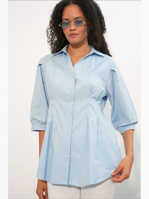 Chemise femme en mélange de coton bdart - Kiabi