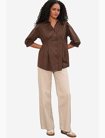 Chemise femme en mélange de coton bdart
